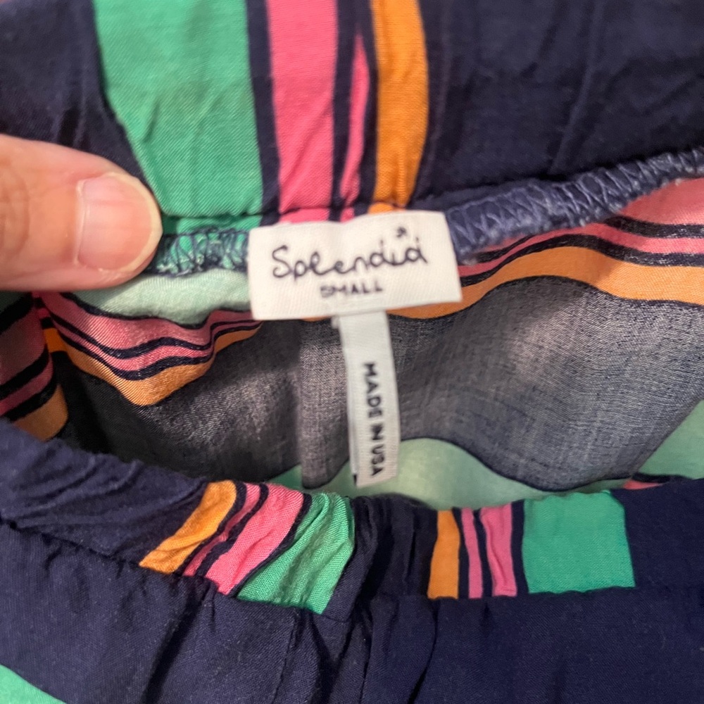 Splendid Multicolor Striped Dress with Pockets! - Picture 3 of 3